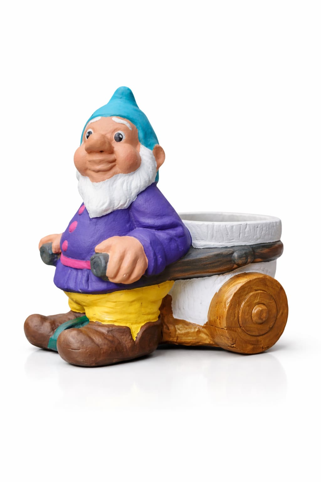 Enano de Jardín con Carro